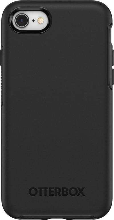 OtterBox Hoesje geschikt voor Apple iPhone 7 Telefoonhoesje Hardcase | OtterBox Symmetry Backcover Shockproof | Schokbestendig iPhone 7 Telefoonhoesje | Anti Shock Proof - Zwart