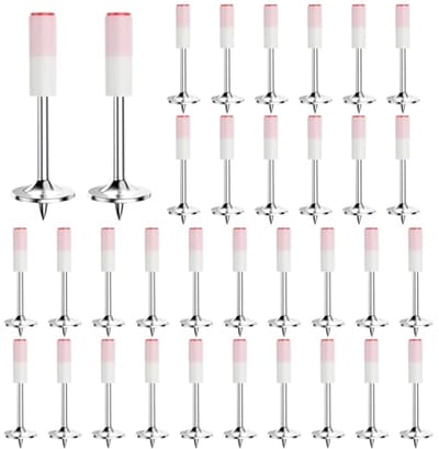 Ronde nagels 7,3 mm voor nagelpistool - 400 stuks voor plafonds en muren