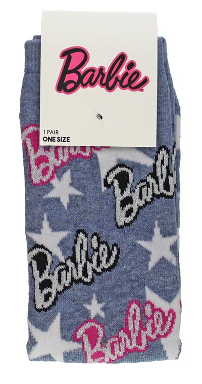 Dames Barbie Sokken | Schattige Grappige Casual Novelty Kousen | Barbie Cadeaus - Barbie (Blauw)