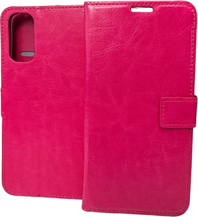 Portemonnee Book Case Hoesje Geschikt voor: Oppo Reno 4 5G - roze