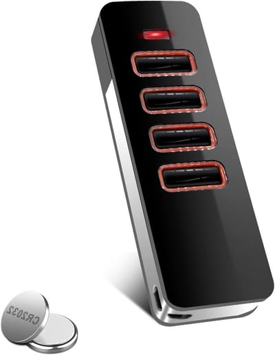 Handzender voor Garagedeur, 868 MHz, Afstandsbediening met 4 Kanalen, Compatibel met Rolling Code Systemen, Ideaal voor Garagedeuren en Poorten