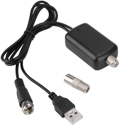 Allecto - Tv Antenne Versterker - Signaal Boost - HD Indoor - Hoge Gain - Gratis Lokale Kanalen - Geschikt voor 4K en 1080P - Klein Formaat