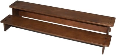 Sieradenstandaard Hout - Sieradenrek Armbanddisplay - Sieraden Opbergen - Twee Lagen Ontwerp - Zoals Afgebeeld - Bruin