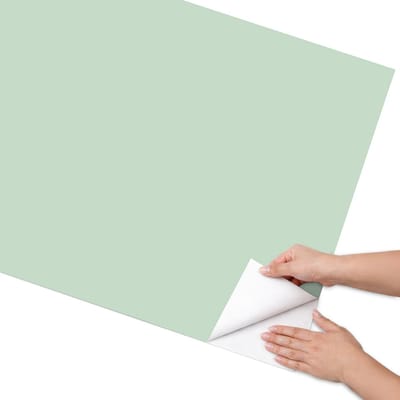 Coloray Meubel Wrap Folie - Groente Meubelfolie - 75x150 cm - Meubel Wrap Folie Mintgroen - Plakfolie Meubels - Minimalist Meubelfolie - Decoratiefolie Zelfklevend - Slaapkamer decoratie - Achtergronden en patronen