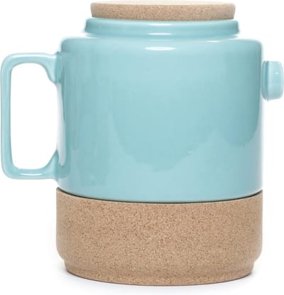 Amorim - Soulmate The Whistler Theepot - Blauw & kurk