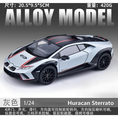 1:24 Huracan Sterrato Legering Modelauto Speelgoed Diecasts Gieten Geluid En Licht Auto Speelgoed