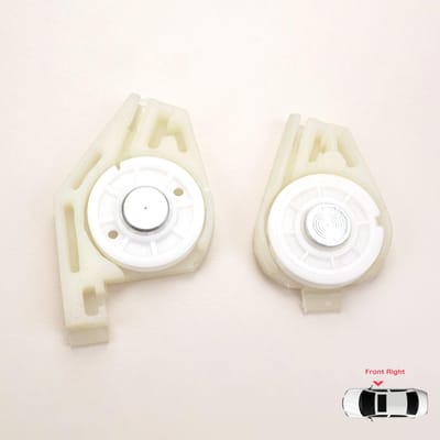 BWR5393+BWR1062 Voor Rechts Raammechanisme Hoek Kabel Rol Katrol Pin Set 1+2 voor Fiat Doblo MK1 119 223 2001-10 51718403