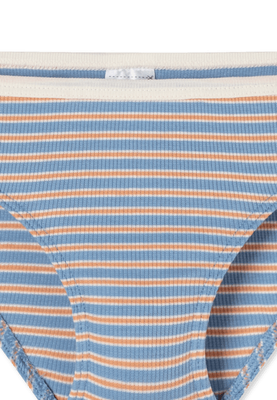 Slip met dubbelrib en streepjes - Dubbelrib 92
