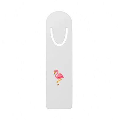 Hacebo® - Flamingo's metalen boekenlegger - Flamingo - Dieren liefhebbers - Vogels - dieren - dierendag Bladwijzer boekenleggers - 12.7 cm x 3.2cm