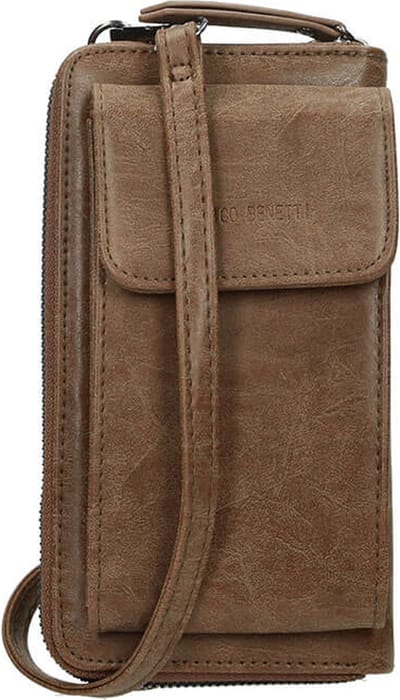 Enrico Benetti Zoë 66908 Schoudertas / telefoontas / portemonnee - Camel