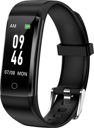 DailySuppliess® Stappenteller Horloge - Stappentellers - Dames en Heren - Zwart