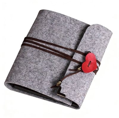 Handgemaakt DIY Vilt Fotoalbum - Zwarte Vellen voor Bruiloften, Jubilea en Familiefoto's - Vintage Stijl Decoratie - 24.5*19cm