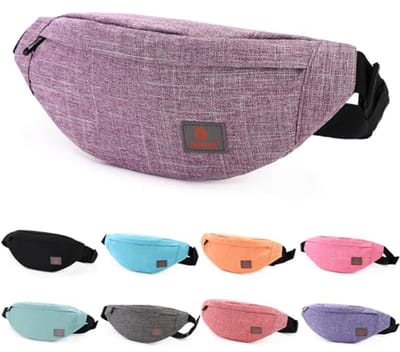 Waterdichte Heuptas voor Vrouwen en Mannen - Lichtgewicht Taille Tas voor Joggen, Wandelen en Reizen