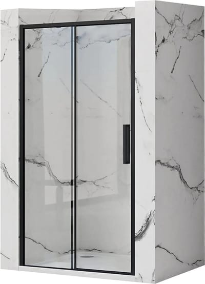 Rea Rapid Slide Black 100 - Douchedeur - 100 cm - Zwart