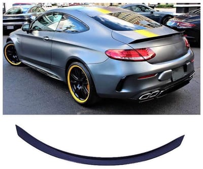 Kofferspoiler Compatibel met Mercedes C205 C Coupe Zwart