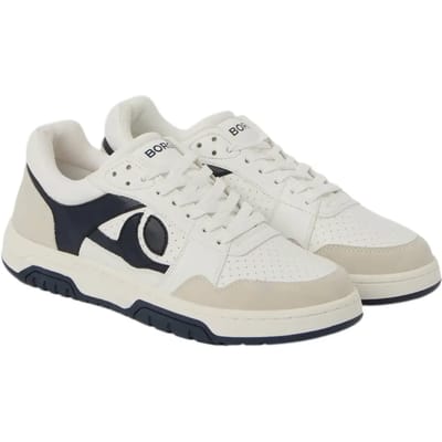 Bjorn Borg Ollie WB Sneakers Heren - Schoenen Mannen - Wit/Donkerblauw - Maat 40