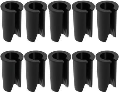 Dailygoods- Kabelgids 14mm - Fiets Kabel Slang Verloopstuk - 10 Stuks - Slijtvast Kunststof - Geschikt voor 4mm/5mm Draad - Kabelverloopstuk