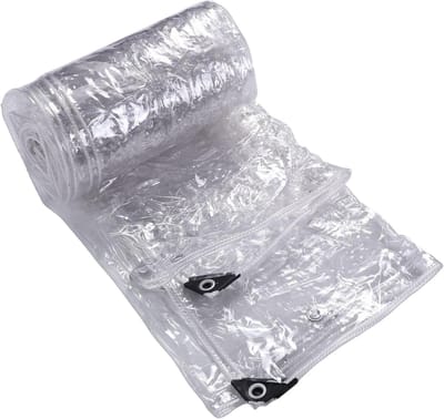 Doorzichtig Zeil - Waterdicht PVC - Tuin Beschermen - Dubbele Laag - 3x5 Meter - Transparant