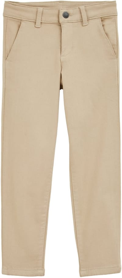 WE Fashion Jongens slim fit chino van jogkwaliteit