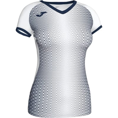 Joma Supernova T-shirt Met Korte Mouwen Wit,Zwart M Vrouw