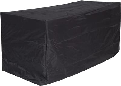 Hoes MCW-J41, dekzeil beschermhoes, tuinbank tuinmeubelen, antraciet ~ 95x180x75cm
