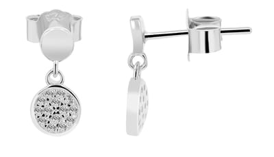 AKZENT Akzent damesoorbellen "Elimar" van 925 Sterlingzilver, gerhodineerd, duurzaam