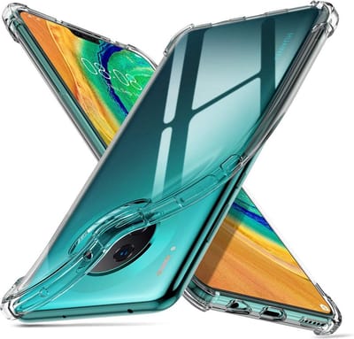 Hoesje voor Huawei Mate 30 backcover Shockproof siliconen Transparant