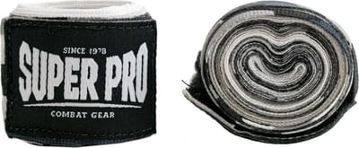 Super Pro Combat Gear Bandages Camo Zwart/Grijs/Wit 250cm