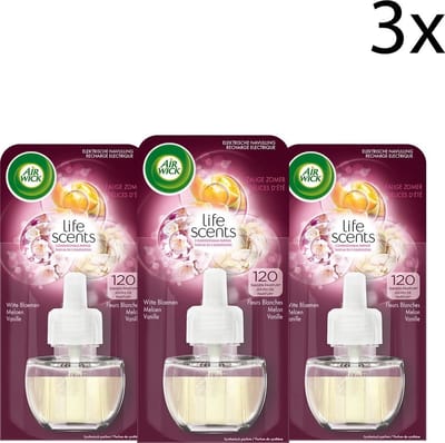 Air Wick Elektrische Geurverspreider Luchtverfrisser - Life Scents Zalige Zomer - Navulling 19ml x3