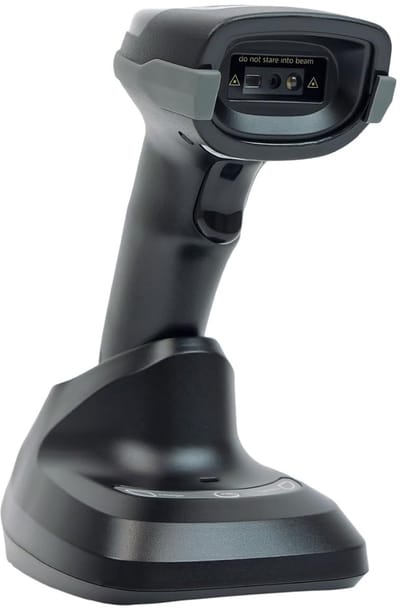 Draadloze Barcode Scanner - QR Code Lezer - Winkel Automatisering - Dubbele Verbinding - 17x8x7 cm - Zwart