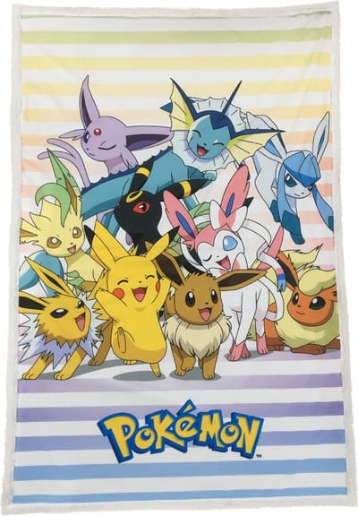 Pokemon Fleecedeken - Sherpa