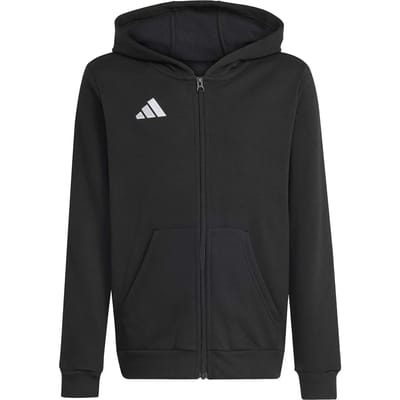 Adidas Performance Entrada26 Hoodie Met Lange Ritssluiting Kids - Kinderen - Zwart