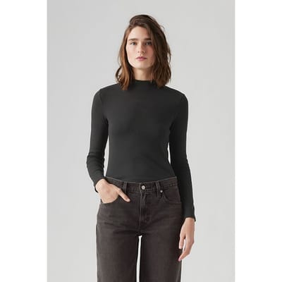 Levi's Lseeffortless Long-sleeved Top Black Maat: XXL | Longsleeves Outlet | Dames | Zwart