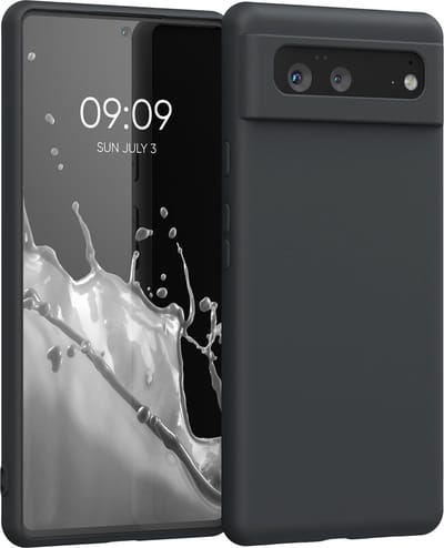 kwmobile telefoonhoesje geschikt voor Google Pixel 6 - Hoesje voor smartphone - Back cover in mat zwart