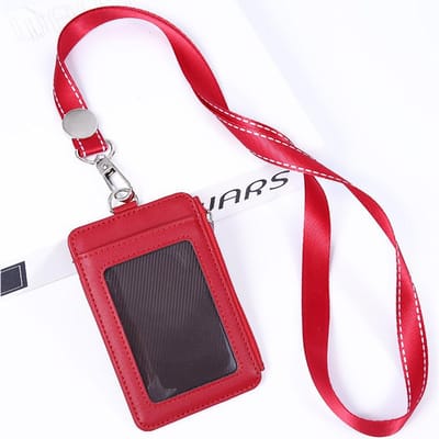 Leren ID-houders Case PU Zakelijke Badge Kaarthouder Kaartbadgehouder Accessoires Schoolkantoorartikelen