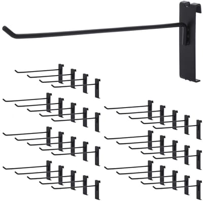 IMstore - Grid Panel Hooks - Display Hangers - Stevig en Duurzaam - 20cm - Geschikt voor Retail en Garage - Accessoires voor Organisatie