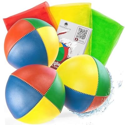 Jongleerballen voor Beginners - 3 Stuks Inclusief Doeken - Waterbestendig en Lichtgewicht