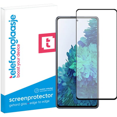 Samsung Galaxy S20 FE screenprotector gehard glas Edge to Edge