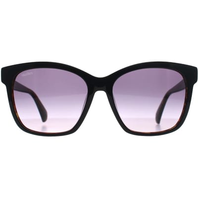 Max Mara Vierkant Dames Zwart Tortoise Rook Grijs Verloop MM0042 Logo9