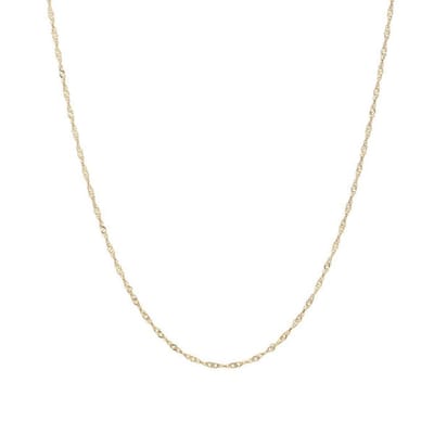 Bijoutheek Ketting Gedraaid Dun Goud