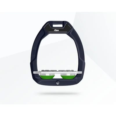 Veiligheidsletjes voor paardrijden Plat Grip Rood/Grijs/Groen Flex-On Safe-On