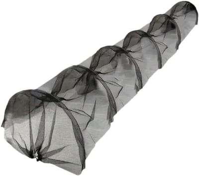 Kweektunnel Vervanging - Plantentunnel Net - Planten Beschermen - Micromesh Weefsel - 3 meter - Zwart