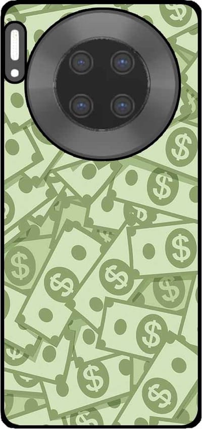 Smartphonica Telefoonhoesje Geschikt voor Huawei Mate 30 Pro met Geld Opdruk - TPU Backcover Case With Money Design geschikt voor Huawei Mate 30 Pro