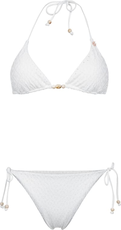 Brunotti - Vievette-Broidery - Bikini Snow - Dames - Triangel Bikini Set - Small Coverage - 38