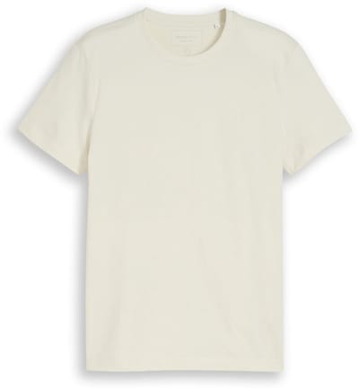 Tom Tailor Denim - Slim fit T-shirt van katoen - Maat XXL - greyish white