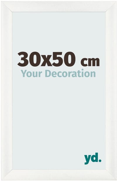 Your Decoration - Fotolijst 30x50 cm - MDF - Wit Geveegd - Pisa