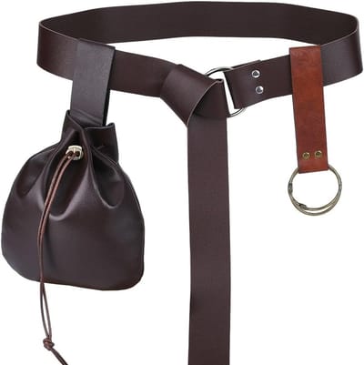 Medieval Viking Coin Purses en Buiktassen voor Halloween Cosplay en Outdoor Activiteiten met Potion Bottles