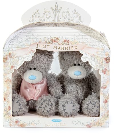 Me to You Knuffel Beer S4 11 cm Couple Mr and Mrs
