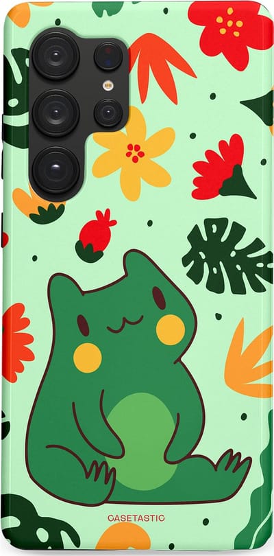 Casetastic Hoesje Geschikt voor Samsung S25 Ultra - Stijlvolle Beschermende Duo-layer Case - Kwaakje