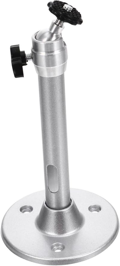 Projectorbeugel - Projectorsteun Beamerhouder - Filmavond Thuis - 360 Graden Rotatie - 18.5 cm - Zilver